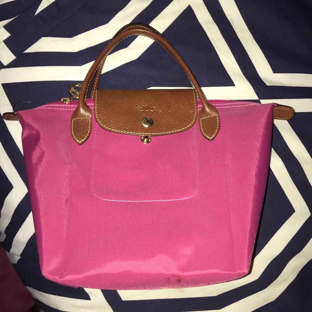 Longchamp Small “Le Pilage” Top Handle Tote